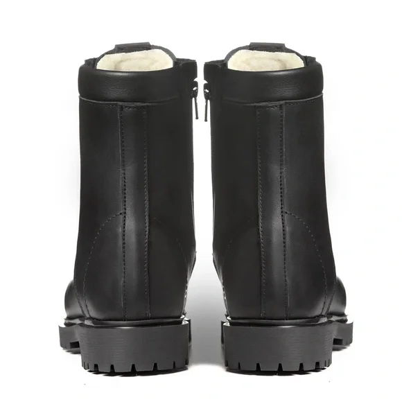 Anfibio Kiara Leather Wool-Lined Winter Boots Size 9 - Picture 4 of 12